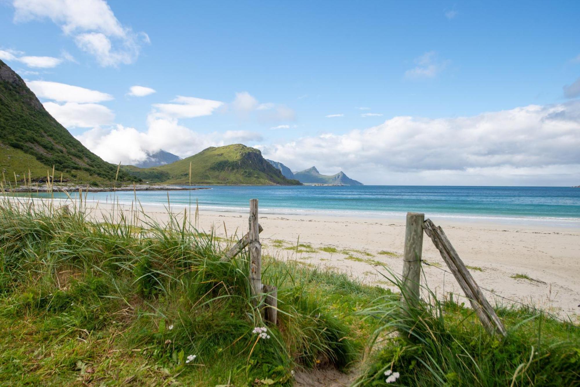 Haukland Beach Panorama Offersoya Екстер'єр фото